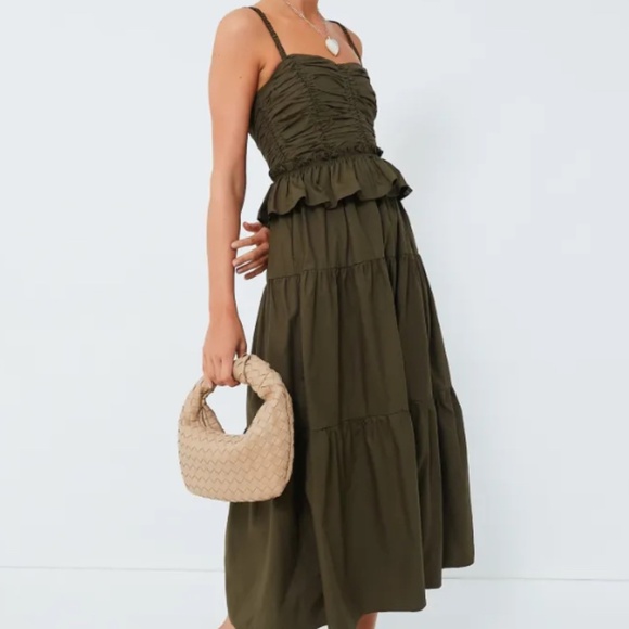 Olive green maxi dress - Picture 3 of 7